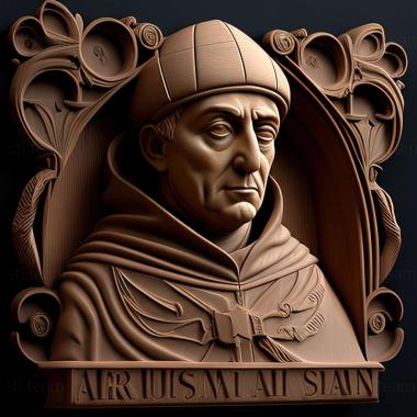 3D model Thomas Aquinas (STL)